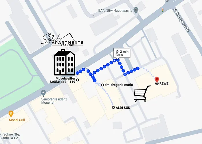 דירה Wonderful World - Stadtnah, Balkon, Parkplatz, E-ladestation, Fitnessstudio קובלנץ